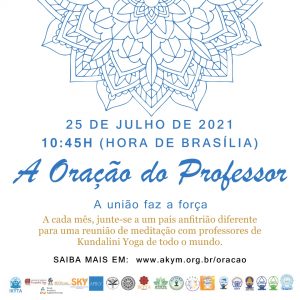 A Oração do Professor <BR>Julho